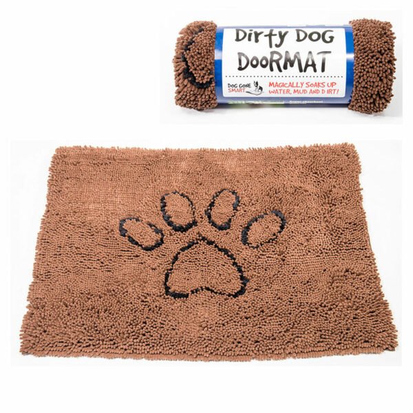 Tapis pour chien Dog Gone Smart Microfibres Marron